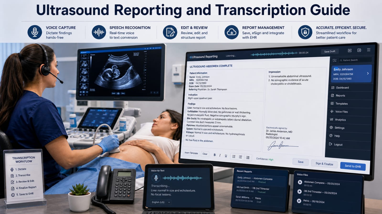 Ultrasound Reporting and Transcription Guide